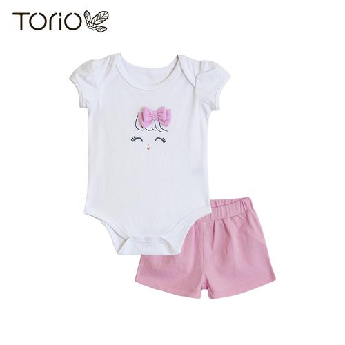 Foto Produk Torio Cheerful Twinkle Onesie Set - Baju Anak Perempuan - 3-6 bulan dari Torio