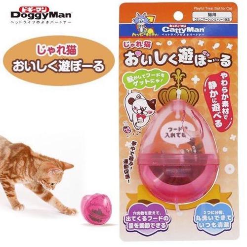 Foto Produk CattyMan 84354 Playful Treat Ball for Cat Mainan Bola Snack Kucing dari Hime petshop