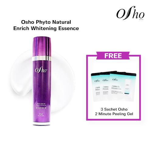 Foto Produk Osho - Phyto Natural Enrich Whitening Essence Free 3 Sch Peeling Gel dari Osho Korea Official