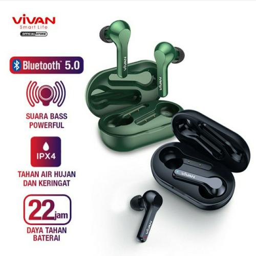 Jual Earphone Headset Bluetooth Vivan 