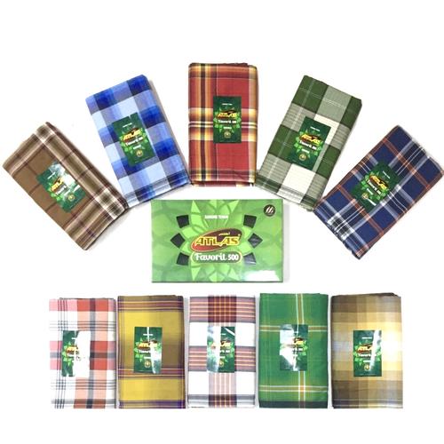 Foto Produk Sarung Atlas Favorit 500 (Grosir) - Motif KotakKomb dari mitratexbatik