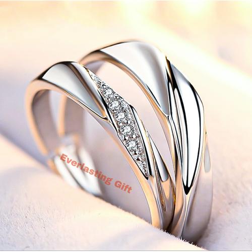 Gambar CIncin Couple Irish Kristal (Sepuh Perak, Anti Karat) dari Everlasting Gift Jakarta Utara Tokopedia