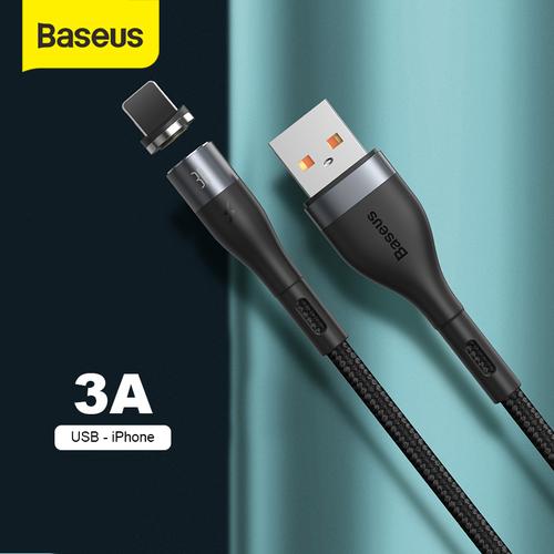 Foto Produk 3IN1 KABEL DATA FAST CHARGING BASEUS ZINC MAGNETIC MICRO+IPHONE+TYPE-C - USB TO IPHONE dari Baseus Official Store