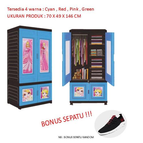 Foto Produk Lemari baju plastik sederhana murah | Orca WD-031 dari Jeimart Store