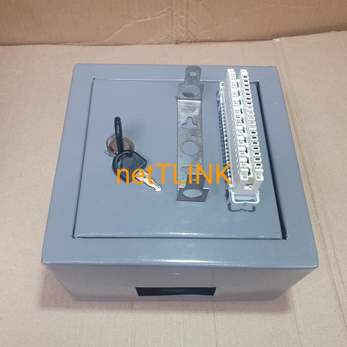 Jual Box MDF telepon 10 pair / terminal box 10pair / box kaleng 10pair ...