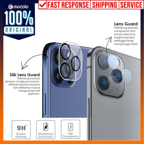 Foto Produk Camera Tempered Glass iPhone 12 Pro Max 12 Mini Mocolo Lens Protector - 12 Pro, lens dari Unicase Store