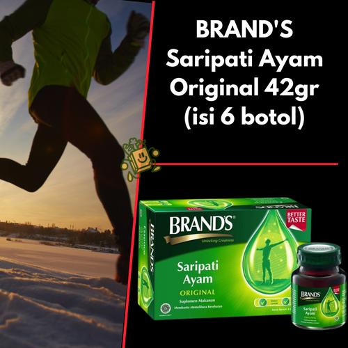 Foto Produk BRAND'S Saripati Ayam ORIGINAL 42gram (1 box Isi 6 botol) dari sayur jujur