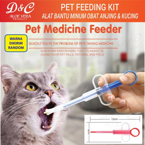 Gambar Feeding Kit - Pelontar Obat Alat Bantu Minum Obat Kucing Anjing Hewan dari D&C ProdukKita undefined Tokopedia