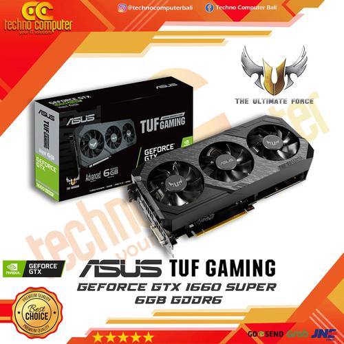 Foto Produk ASUS TUF GAMING GeForce GTX 1660 SUPER 6GB - TUF Gaming X3 Advance dari Techno Computer Bali