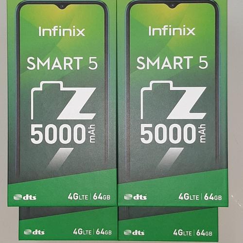 Foto Produk Infinix Smart 5 3/64 GB - Garamsi Resmi - Hitam dari Adola Shop