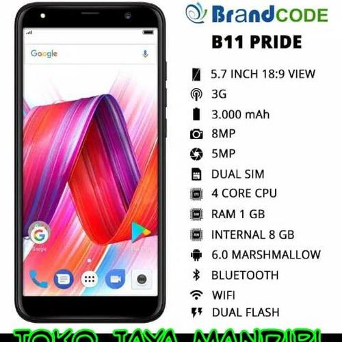 Jual Hp Android Smartphone Brandcode B11 Pride 3g Ram 1gb Rom 8gb Garansi Kota Tangerang Selatan Tokojayamandiri84 Tokopedia