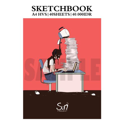 Foto Produk A5 size Sketchbook: Coffee dari Mimi N - FutarinoKizuna