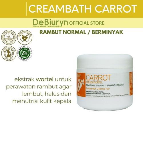 Foto Produk DeBiuryn CARROT Traditional Scientific Hair Creambath 350gr dari Debiuryn Dermacosmetics