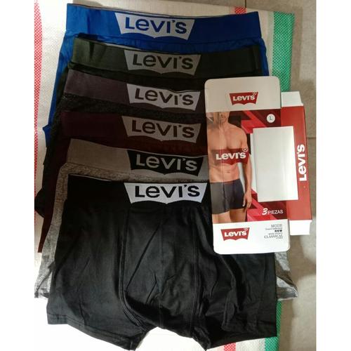 Foto Produk Celana Dalam Pria/ Laki Laki Segiempat Boxer Sportif Levi's (3 Pcs) - M dari Toko JT