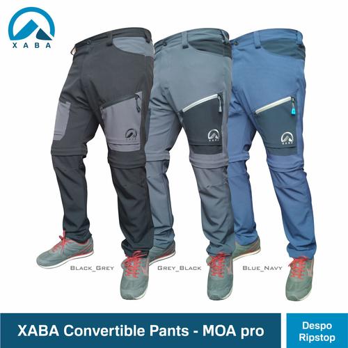 Foto Produk XABA convertible pants - celana sambung pdl ultralight - Biru, XL dari XABA