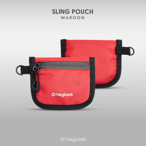 Gambar SLING POUCH RYO POUCH WALLET WATERPROOF DOMPET KARTU ANTI AIR-HEYLOOK - MAROON dari Heylook Official Kota Tangerang Tokopedia