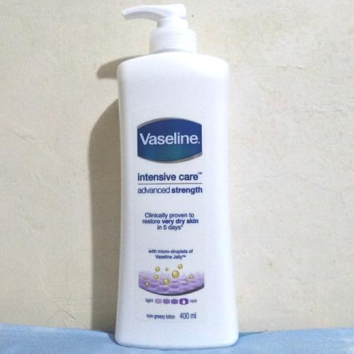 Foto Produk VASELINE Hand Body Lotion Intensive Care Advanced Strength 400 ml dari Arka Shop Family