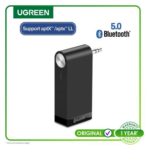 Foto Produk Ugreen Bluetooth 5.0 APTX Audio Receiver 3.5mm with mic (40757-v5) dari Ugreen ID