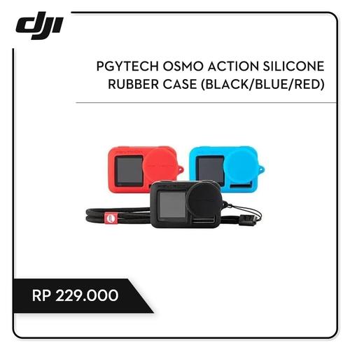 Foto Produk PGYTECH OSMO ACTION SILICONE RUBBER CASE (BLACK/BLUE/RED) dari DJI Authorized Store JKT