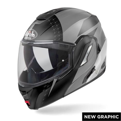 Gambar Helm Airoh REV19 LEADEN Matt Automatic Modular Double Visor - M dari Juragan Helm ID Jakarta Barat Tokopedia