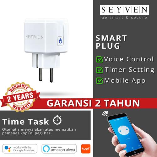 Gambar SEYVEN Smart PLUG WiFi Wireless Colokan Smartplug - IoT Smart Home dari SEYVEN undefined Tokopedia