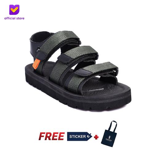 Foto Produk Sandal Outdoor Pria Footstep Footwear - Sandal Crown 0.2 Green Army - Green Army, 41 dari Footstep Footwear