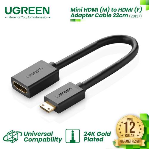 Foto Produk UGREEN Mini HDMI (M) to HDMI (F) Adapter dari UGREEN Authorized Store