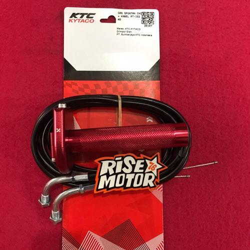 Foto Produk GAS SPONTAN KTC ACTIVE 2 kabel red dari risemotor