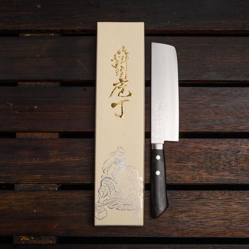 Foto Produk Masutani Hamono VG10 Damascus 165mm Nakiri Japanese Knife dari Shinsei