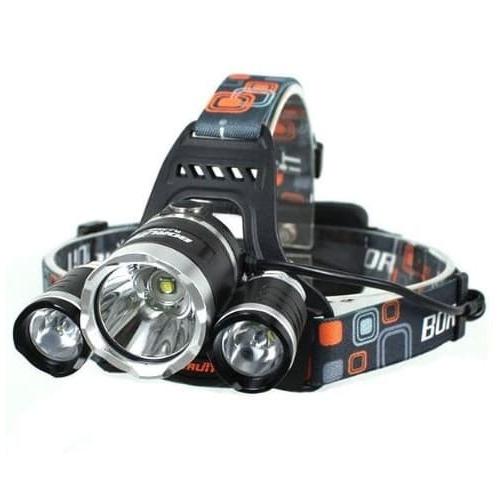 Foto Produk Senter Kepala LED 3 Mata Outdoor HeadLamp Led Head Lamp Charge Camping dari bluekomputer