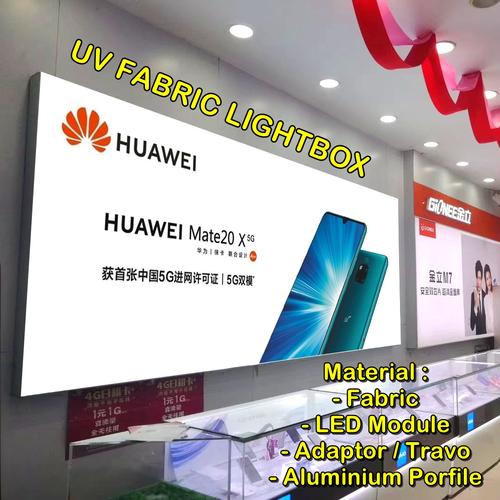 Jual UV Fabric Light Box / Neon Box UV Fabric - Uk. 50 x 100 cm - 4 ...