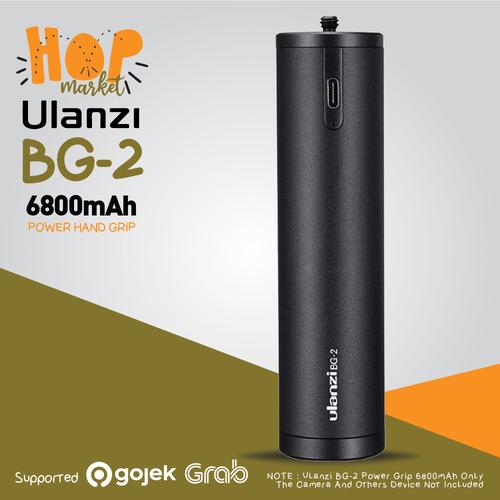 Foto Produk ULANZI BG-2 Hand Grip Power Bank 6800Mah for Action Cam GoPro, HP Etc dari HOP Market