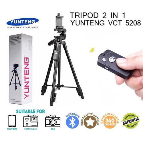 Foto Produk TRIPOD YUNTENG VCT 5208 Original 100% Murah dari SmartClick