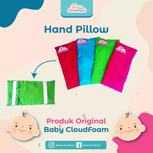 Foto Produk BANTAL TANGAN SAAT MENYUSUI ANTI PEANG BABY CLOUDFOAM KULIT KACANG IJO - Merah dari @M_Store