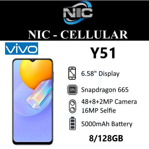 Foto Produk Vivo Y51 8/128 Ram 8GB Internal 128GB Garansi Resmi dari Nic-cell