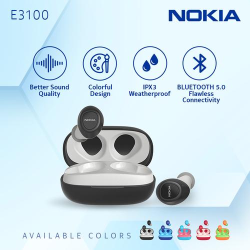Foto Produk Nokia Essential True Wireless TWS Earphone E3100 - Black dari Nokia Audio Official Store