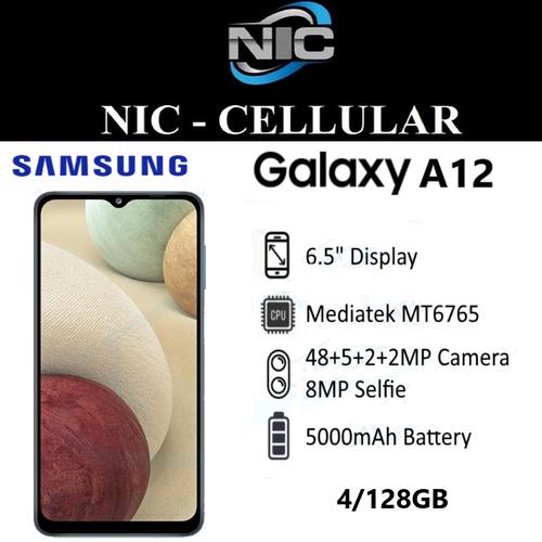 Foto Produk SAMSUNG GALAXY A12 4/128GB RAM 4GB ROM 128GB GARANSI RESMI dari Nic-cell