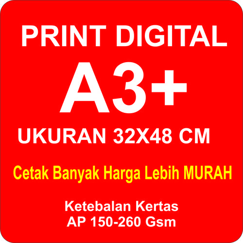Jual PRINT DIGITAL PRINTING A3+ Full Colour PRINT A3+ Jakarta Timur