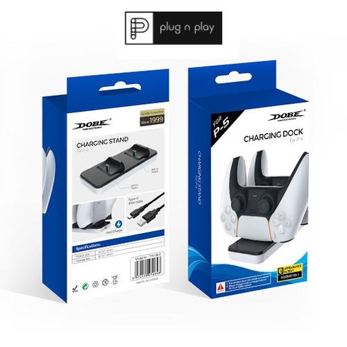Foto Produk PS5 Dobe Charging Dock / Charger / Dual Sense dari PLUGNPLAY