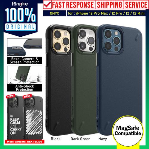 Foto Produk Case iPhone 12 Pro Max 12 Pro 12 Mini Ringke Onyx Softcase Casing - 12 Mini, Dark Green dari Unicase Store