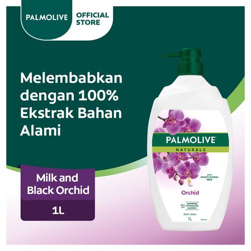 Foto Produk Palmolive Black Orchid & Milk Shower Gel/Sabun Mandi Susu 1L dari Colgate Palmolive