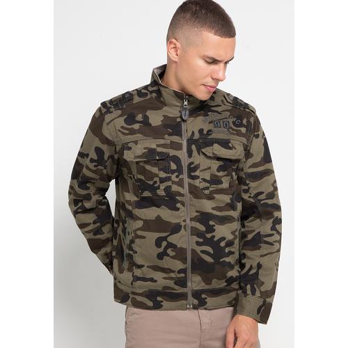 khaki camouflage jacket
