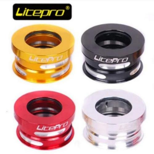 Foto Produk headset litepro sepeda lipat original 44mm - Hitam dari EVANO DANY
