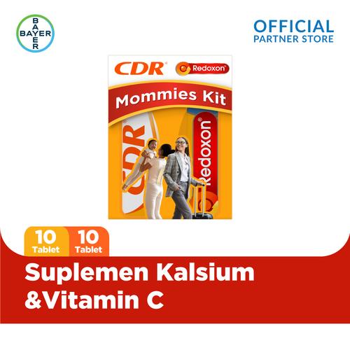 Foto Produk Mommies Kit (CDR Rasa Jeruk 10 Tab & Redoxon Rasa Jeruk 10 Tab) dari Bayer Health Partner