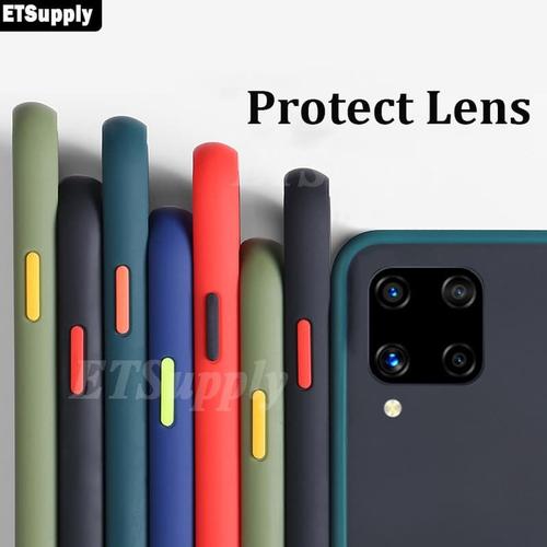 Foto Produk SAMSUNG A12 SOFT CASE MATTE COLORED FROSTED - Hitam dari Urban Story