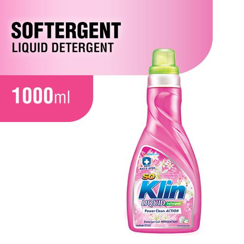 Foto Produk Soklin Deterjen Cair Softergent 1000 ml dari Wings Official Store