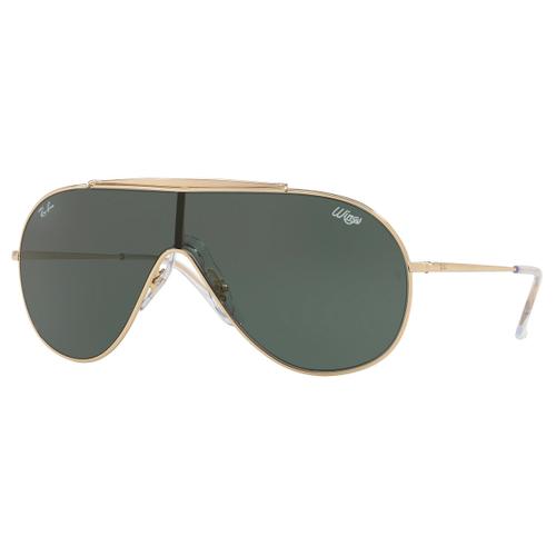 Ray-Ban Sunglass Wings RB 3597 905071 33 Gold w/ Green Classic di The  Kacamata Store Tokopedia