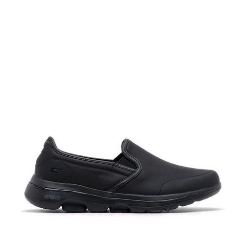 skechers go walk black leather