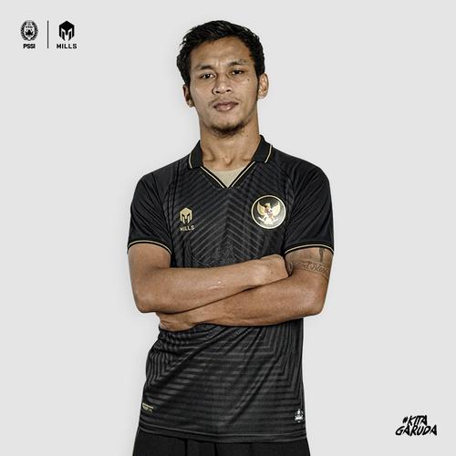 Foto Produk MILLS Timnas Indonesia Jersey Third Player Issue 1019GR Black - XS dari MILLS Official