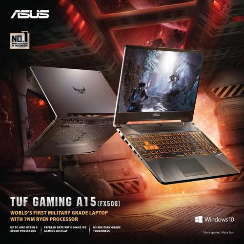 Foto Produk ASUS TUF GAMING A15 FX506IV - R7R6B6T-O dari ITGARAGEID